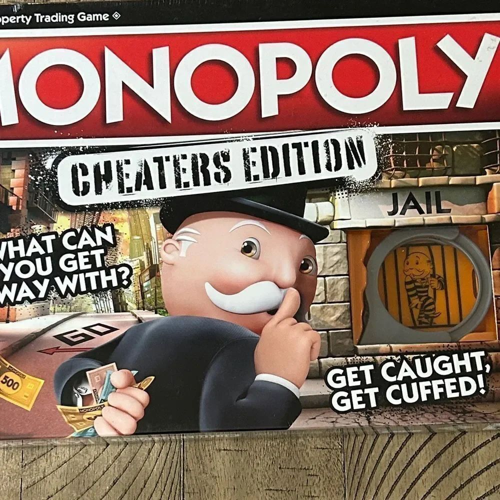 NEW 🆕 Hasbro Monopoly Cheaters Edition shhh 🤫 What can you get away with?